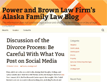Tablet Screenshot of alaskafamilylawblog.com